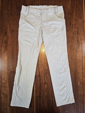 Columbia PFG Aruba Roll Up Pants UPF 50 Hiking Fishing Grey Size 12